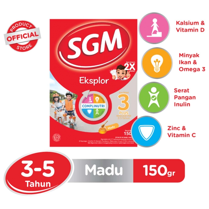 SGM EKSPLOR 3+ MADU 150G