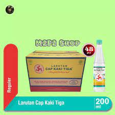 Larutan Cap Kaki Tiga 200ml /KRT 48