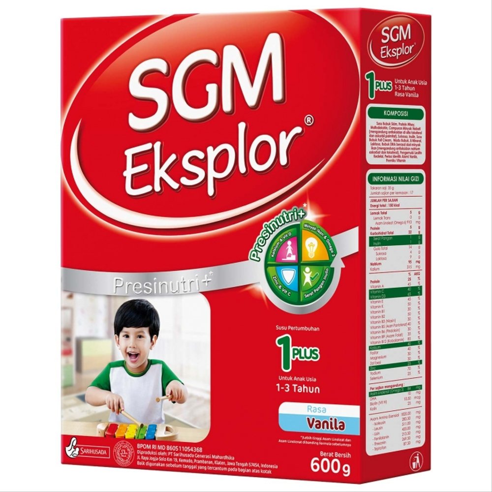 SGM EKSPLOR 1+ VANILA 600G 